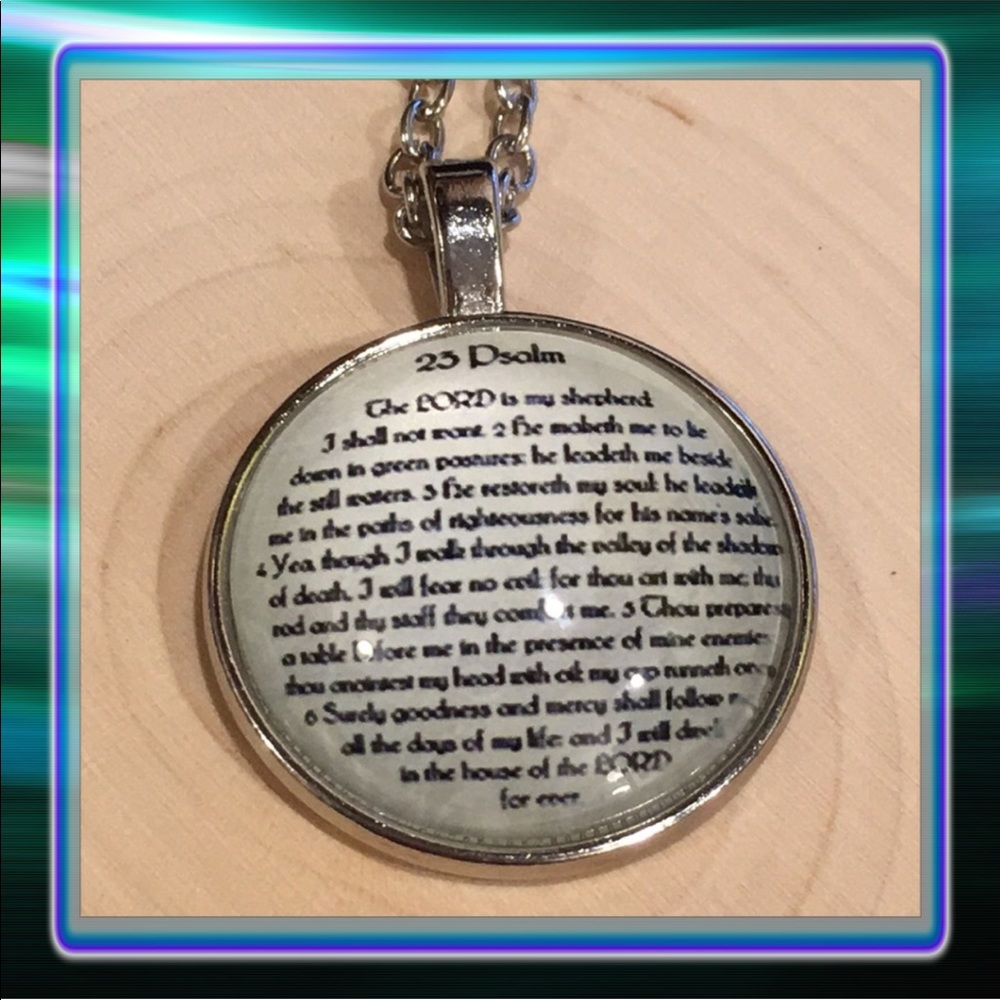23rd Psalm Necklace - Picture 3 of 9